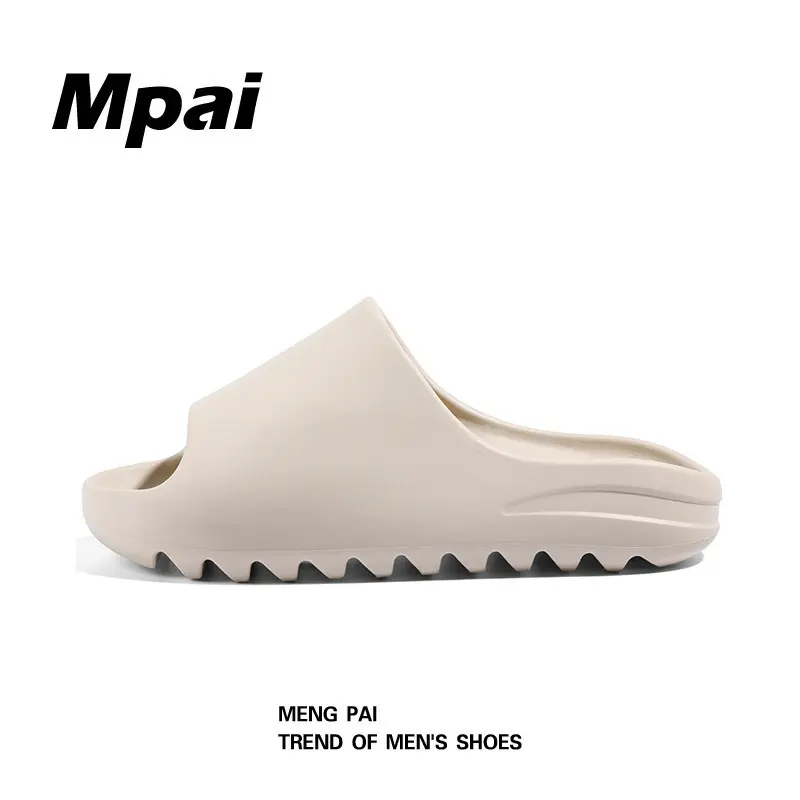 Yeezy Pineapple Slippers For Men Summer Outer Wear Non-slip Deodorous Thick Bottom Casual Slippers Trendy Eva Outsole