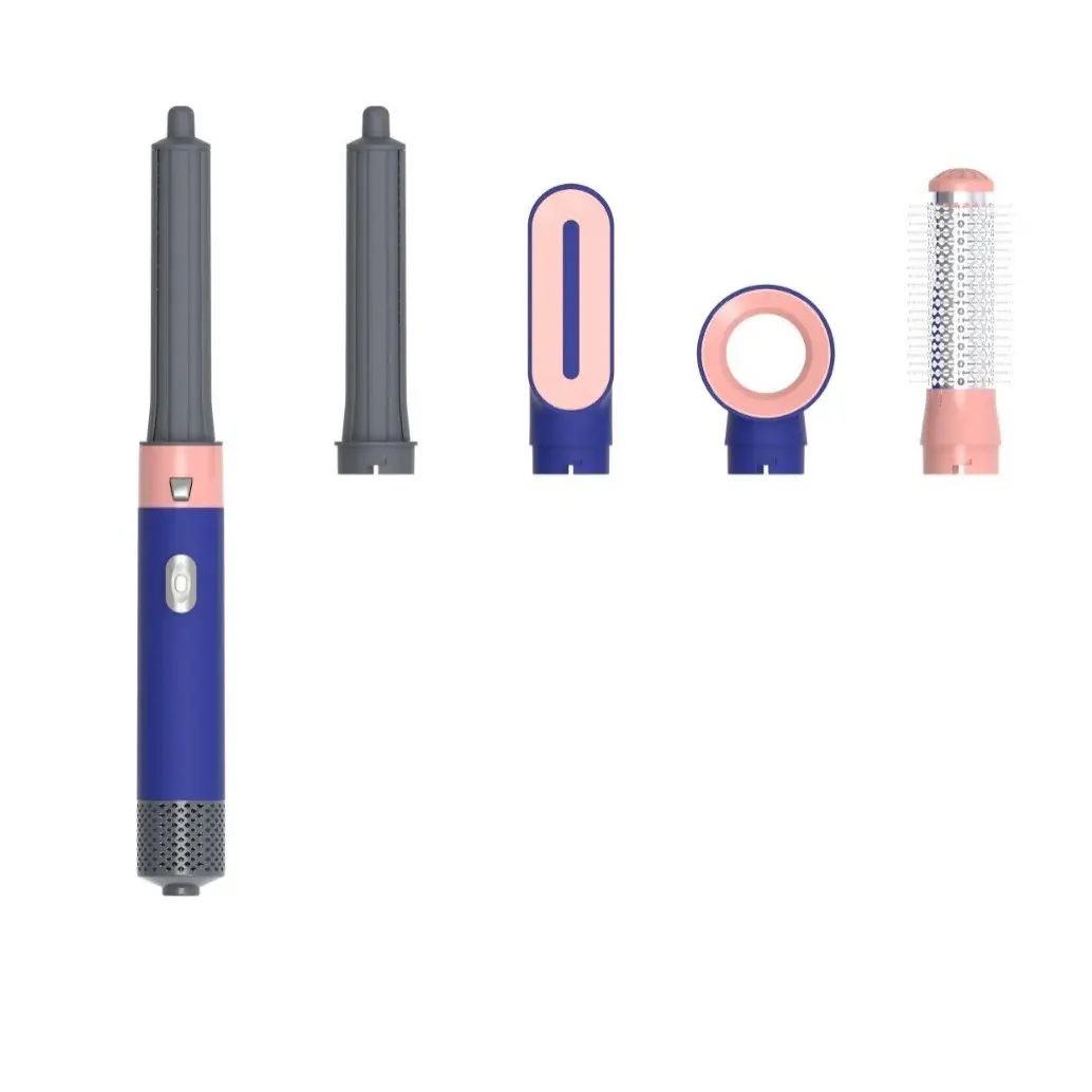 Five-In-One Hair Styling Comb Negative Ion Electric Blow Dryer Automatic Curling Iron Straightening Dual Use Salon Tool Accessor