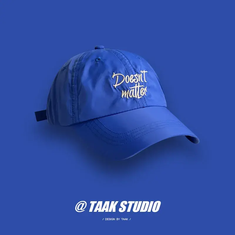 Lightweight Waterproof Outdoor Baseball Cap Quick Dry Sun Hat Women Summer Sunscreen Soft Top Fast Drying Duckbill Cap