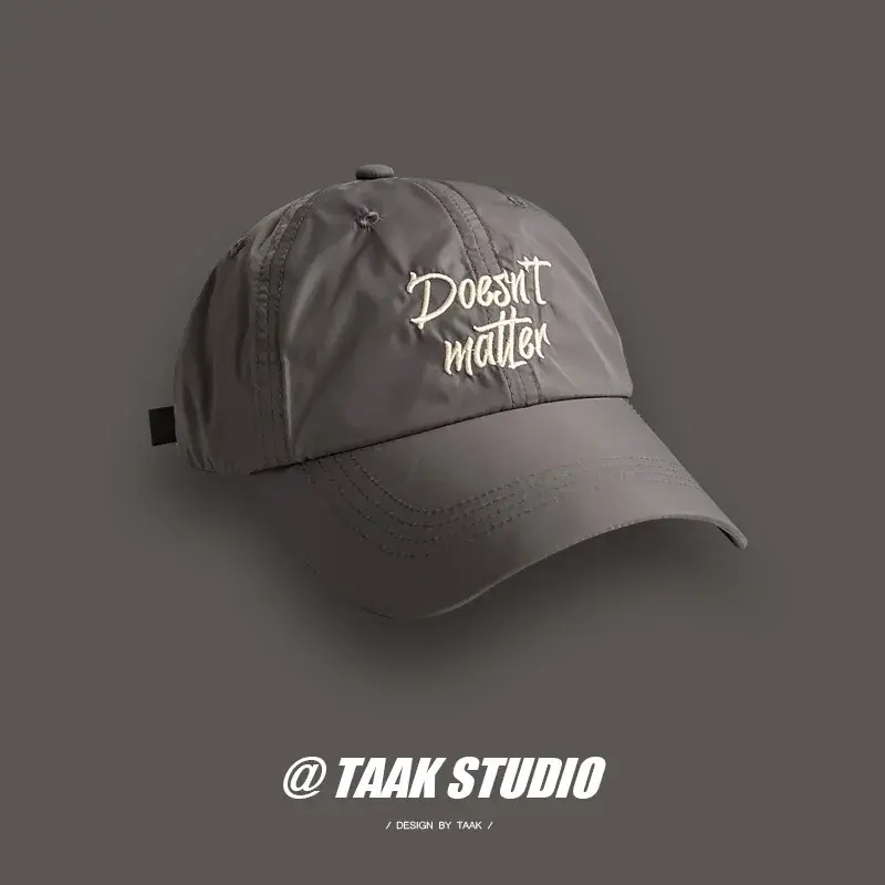 Lightweight Waterproof Outdoor Baseball Cap Quick Dry Sun Hat Women Summer Sunscreen Soft Top Fast Drying Duckbill Cap