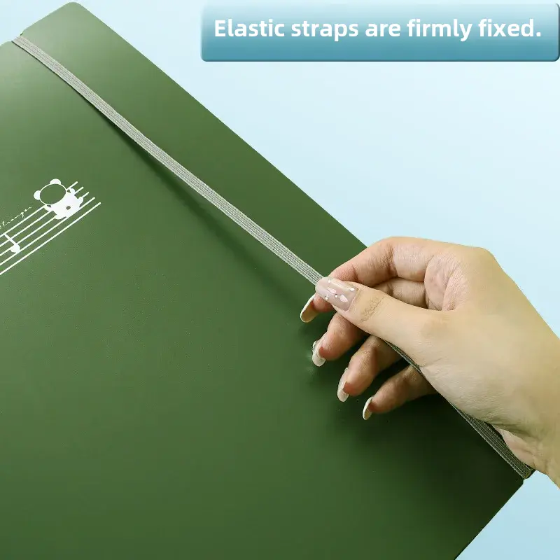 Student Modifiable Non-reflective Multi-layer Music Score Folder Sheet Music Clip Steel Piano Partitioner Replaceable Inner Core