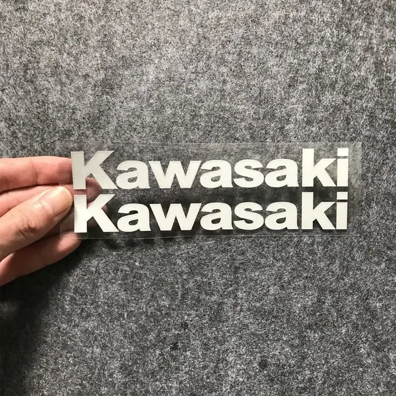 Kawasaki Motorcycle Sticker Reflective Waterproof Letter Logo Decal Customizable Accessories For Motorbike Personalization