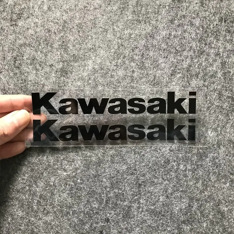 Kawasaki Motorcycle Sticker Reflective Waterproof Letter Logo Decal Customizable Accessories For Motorbike Personalization