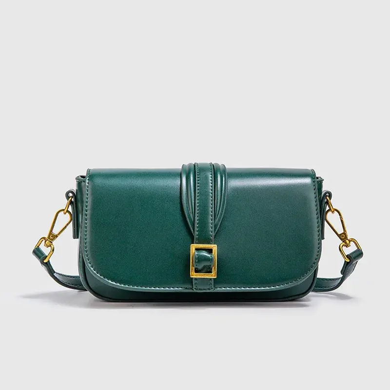 Classic Green Mini Crossbody Bag With Buckle By Zhome Essential Versatile Small Square Bag For Motorcycle Equipment And Storage