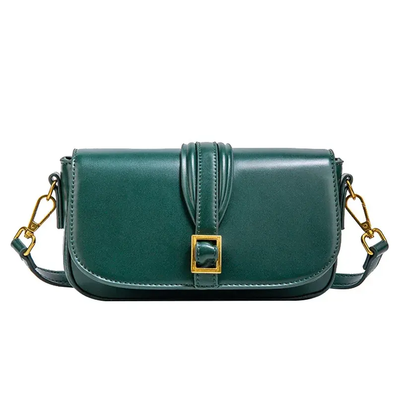 Classic Green Mini Crossbody Bag With Buckle By Zhome Essential Versatile Small Square Bag For Motorcycle Equipment And Storage
