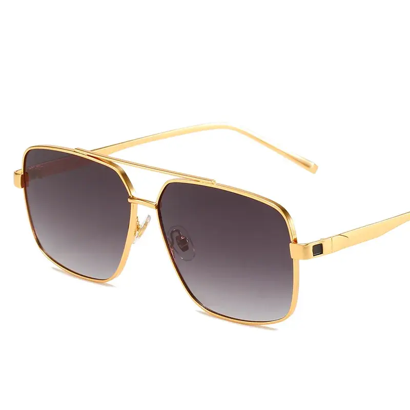 1926 Gradient Sunset Neon Square Double Rim Metal Frame Sunglasses Wholesale For Men And Women Amazon Style
