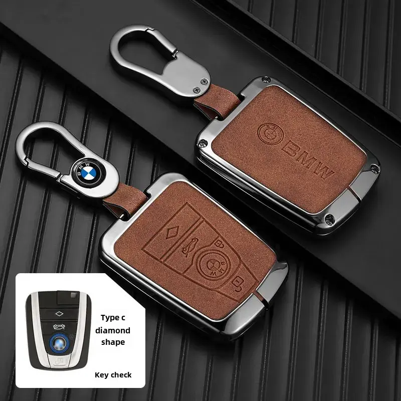 BMW I3 And I8 New Energy Electric Car Remote Control Metal Shell Key Case Special Design Durable Car Accessory For BMW