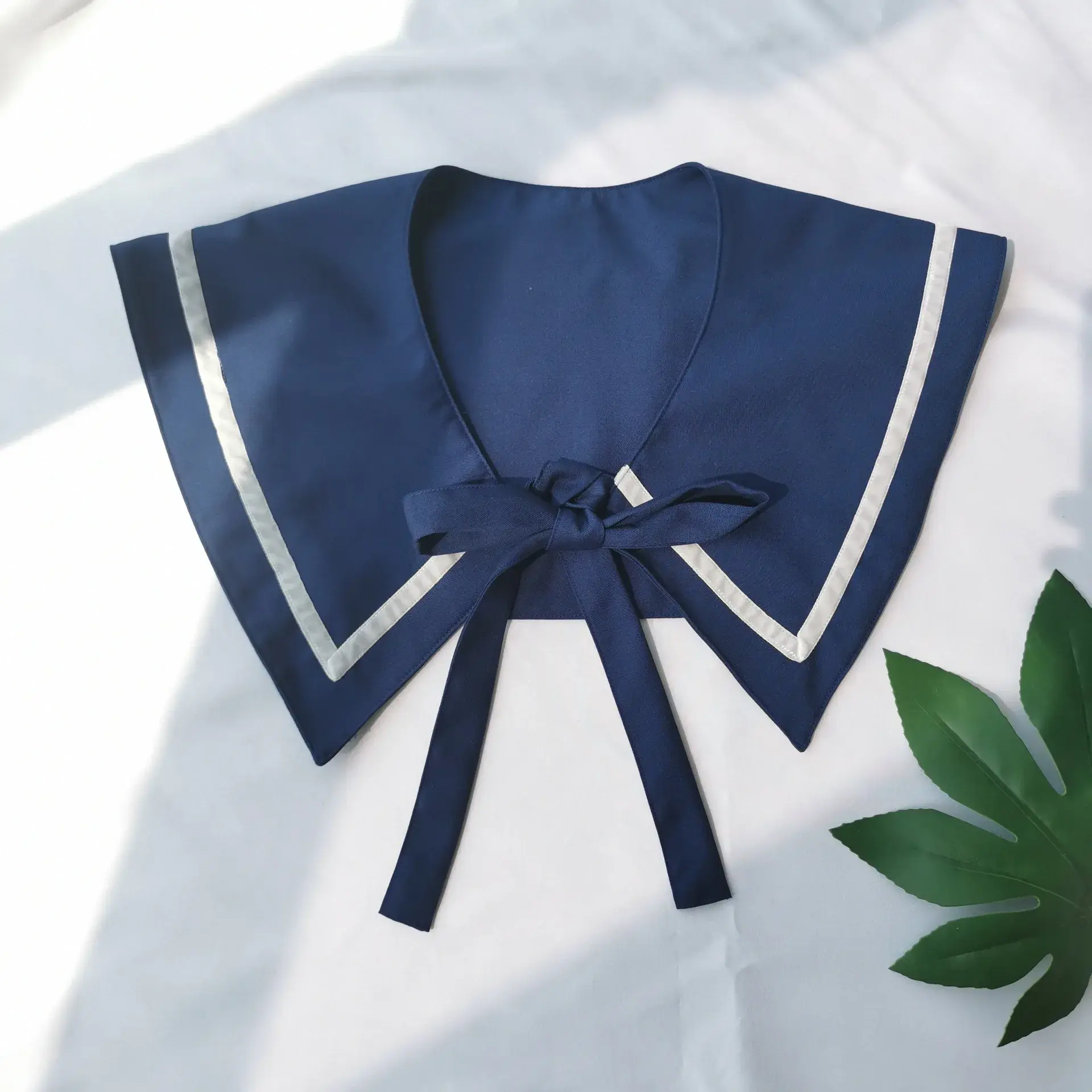 Korean Style New Fashion Tie-Up Small Scarf Sun Protection British Academy Sea Service Decorative Fake Collar Suit Versatile