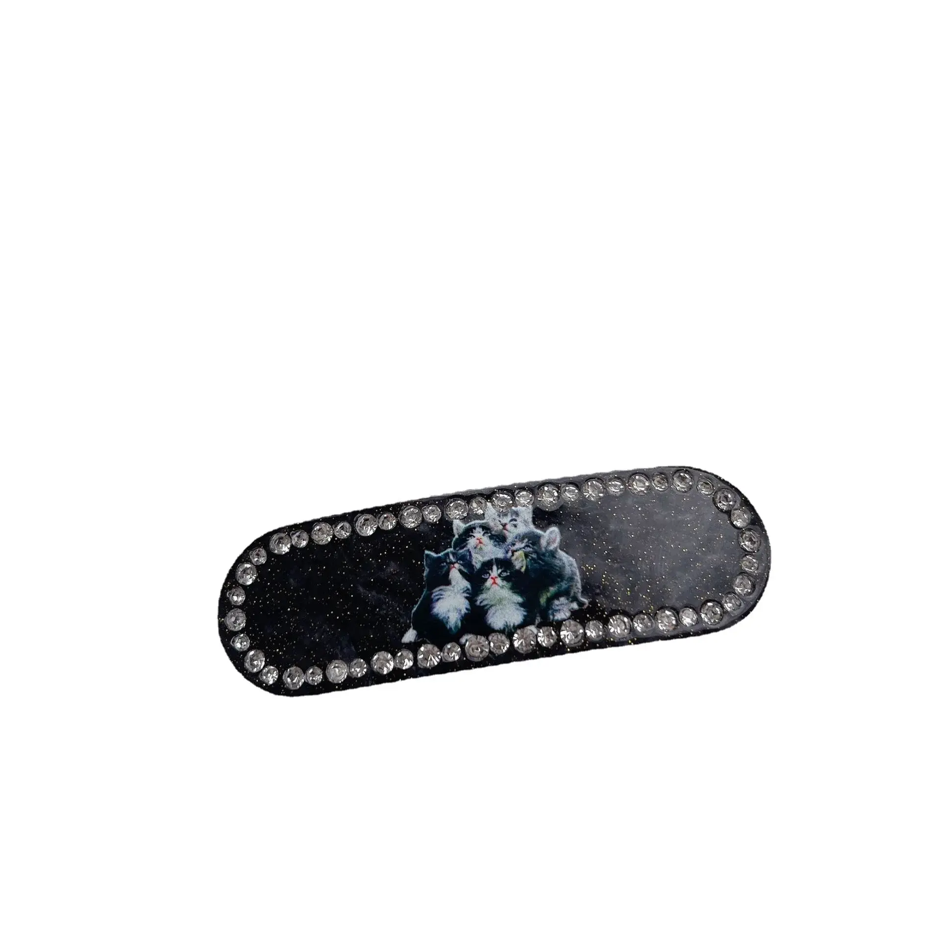 Cute Cat Spring Clip Women's Style Cold Atmosphere Design Hair Clamp Professional Salon Partition Fixed Hair Clip China Origin