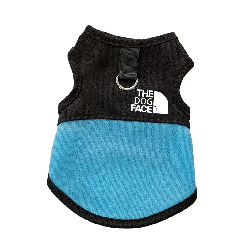 Summer Mesh Splicing Vest Thin Dog Clothes Pet Sunscreen Outdoor Wear Dog Jacket Spring Summer Pet Clothing Small Dog Clothes