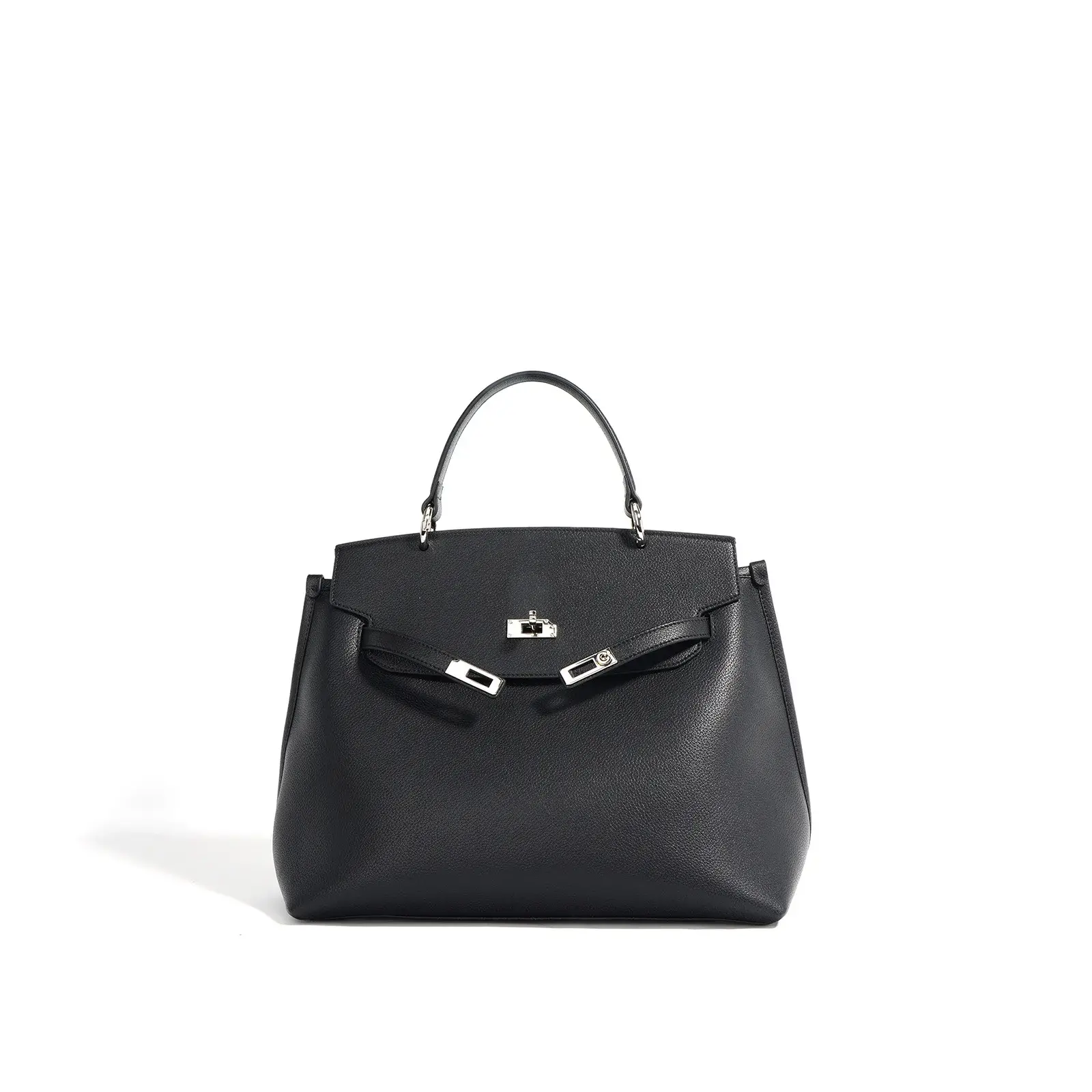 Vintage Autumn New Women's Handbag Versatile Single Shoulder Slant Cross Platinum Bag Fashionable Feeling Small Bag