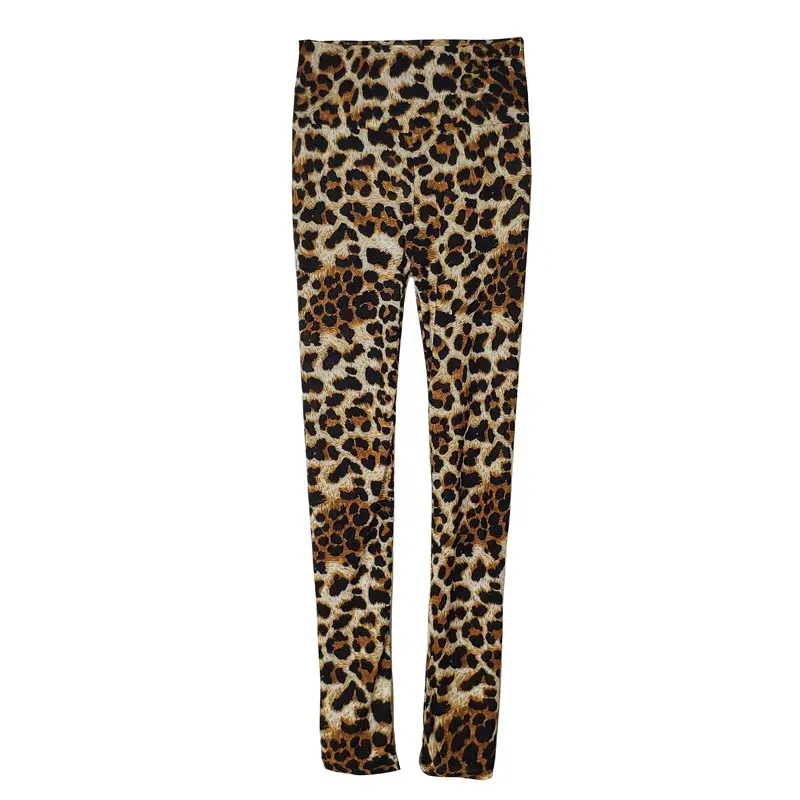 High Waist plus Size Leopard Print Punk Style Leggings Slimming Base Layer Pants Women's Fashion Trousers from Mainland China