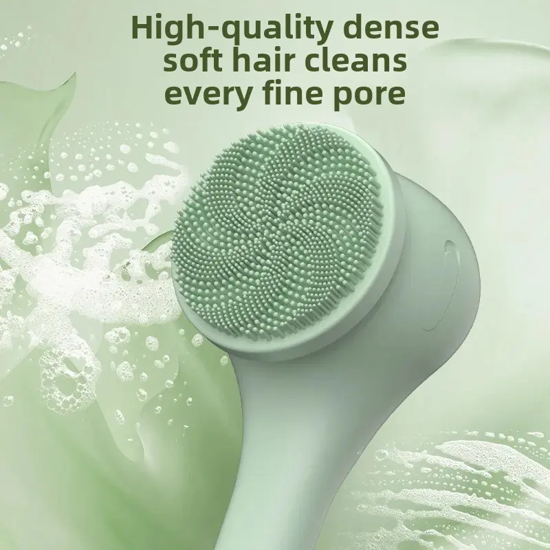 New Multifunctional Electric Bath Brush Waterproof Long Handle Silicone Back Scrubbing Bath Brush For Bathing