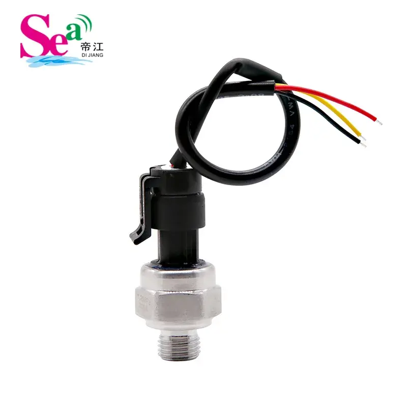 Ceramic Pressure Sensor 1/4 Screw Thread Oil Pressure Gauge Machine Tool Water Air Sensor