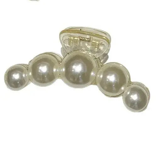 Pearl Hair Claw Women's Shark Clamp Headwear High-End Hair Accessories Luxury Hairpins Stylish Hairgrips Salon Quality