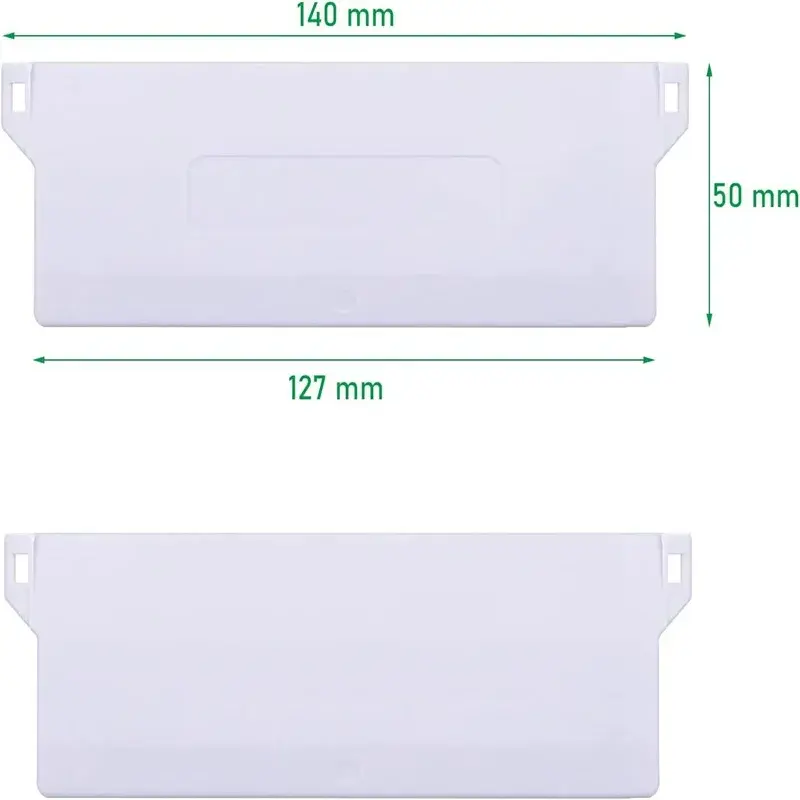 In-Stock 10pcs Suit127MM Base Plate Vertical Blinds Hanging Board Window Curtain Accessories China Mainland Origin Home Goods
