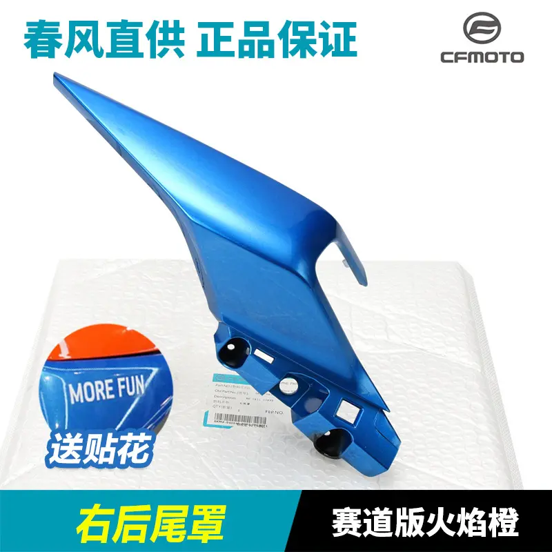 Original Spring Wind Motorcycle Accessories 250SR Racing Version Rear Seat Armrest Rear Cover Shell Protector Rear Wing