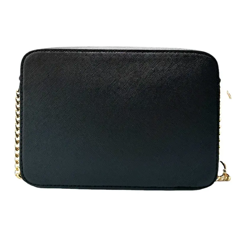 2024 New Women's Mini Square Bag Cross Stitch PU Leather Shoulder Bag Chain Strap Trendy Fashionable Motorcycle Equipment Access