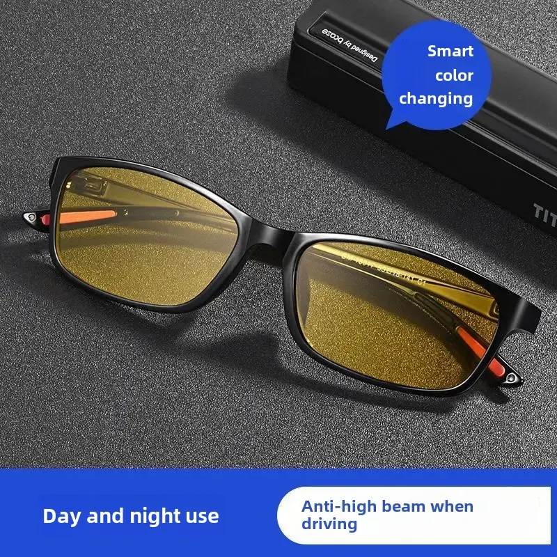 Driver Night Vision Goggles Men's Dual Use Polarized Anti-Glare High Definition Car Driving Glasses Motorcycle Equipment Accesso