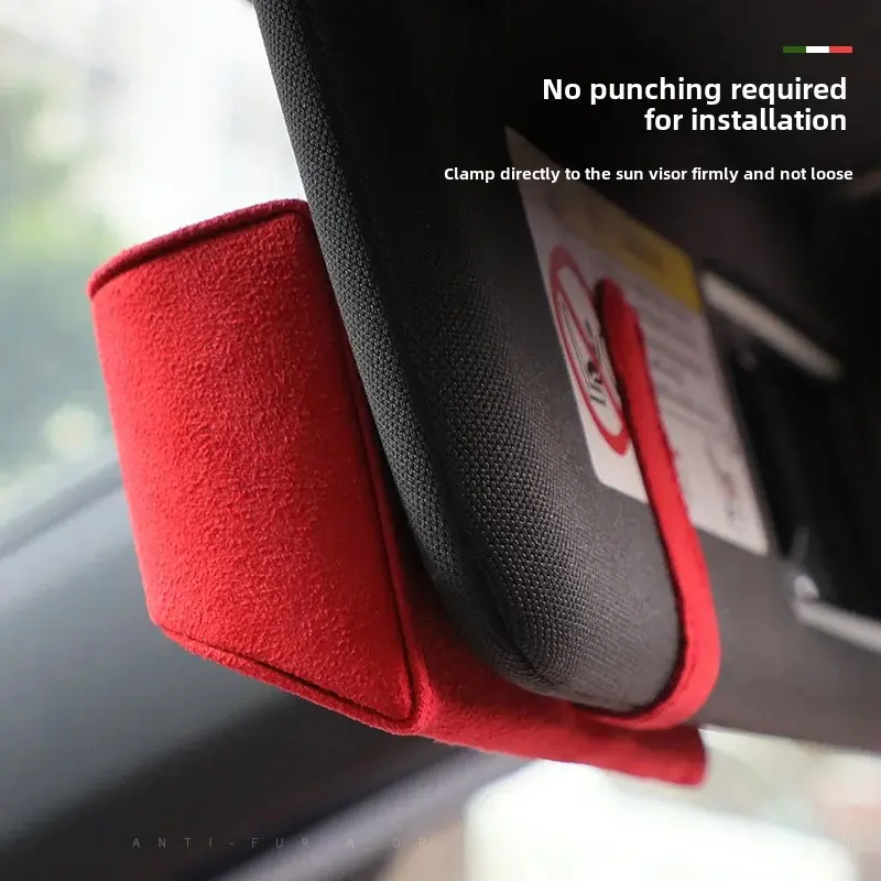 Car Sun Glasses Case Storage Bag Vehicle Interior Organizer Shade Board Holder Bracket For Sunglasses And Glasses