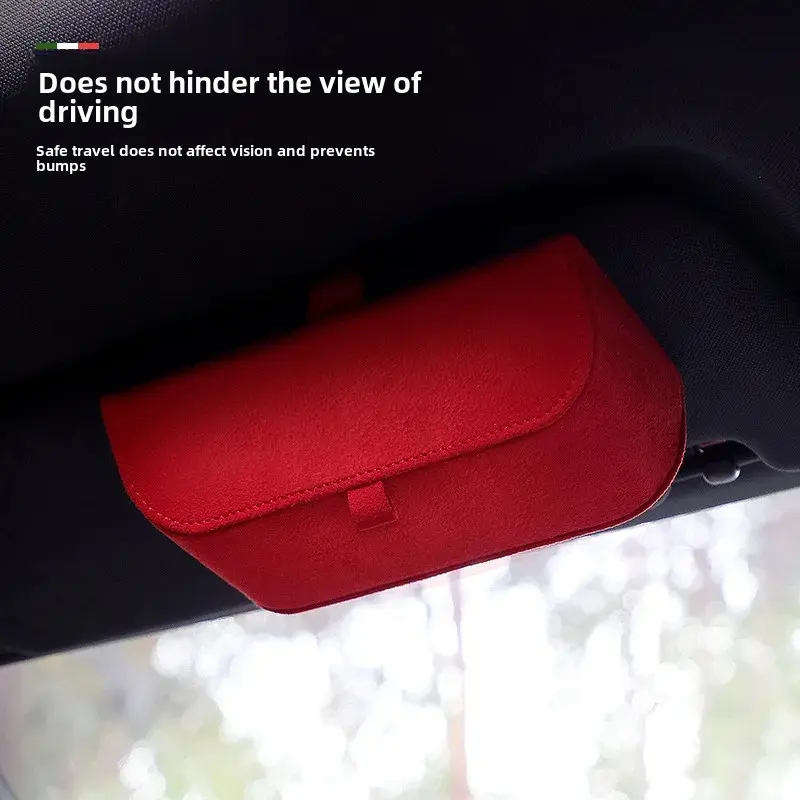 Car Sun Glasses Case Storage Bag Vehicle Interior Organizer Shade Board Holder Bracket For Sunglasses And Glasses