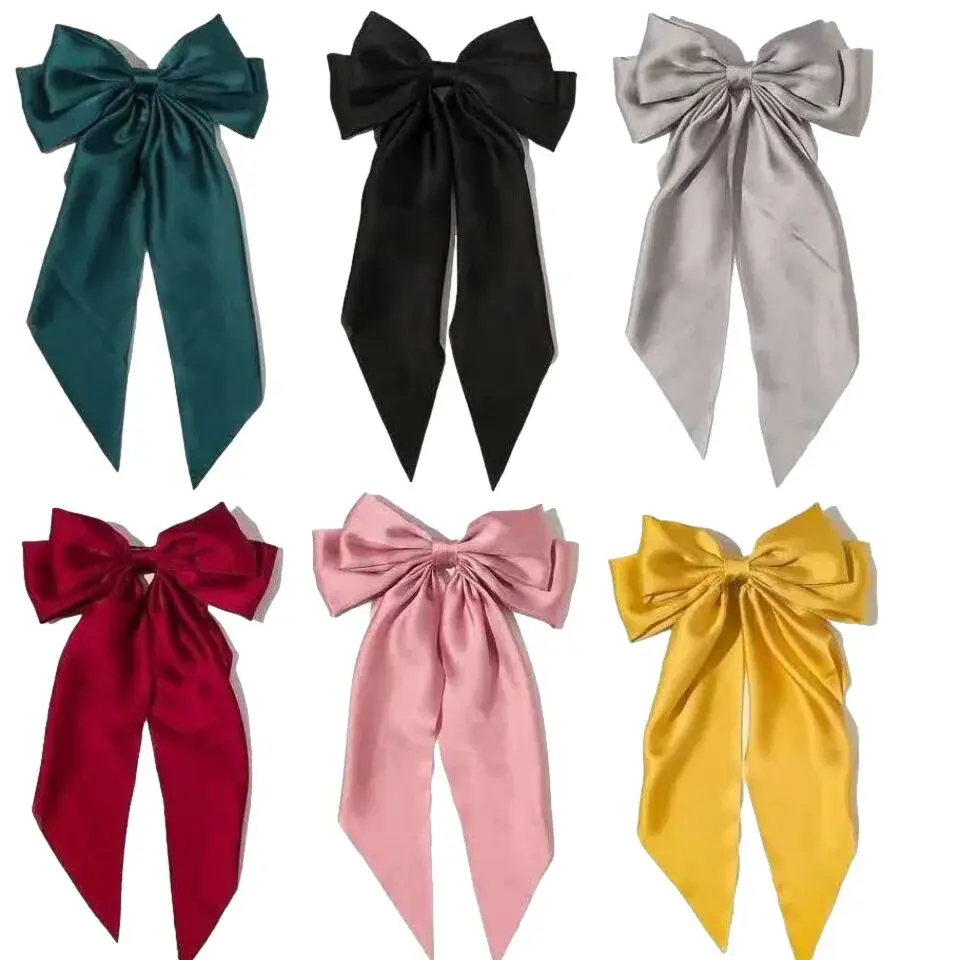 Elegant Butterfly Knot Hair Clip Long Flowing Fairy Tale Style Professional Salon Hair Division And Fixation Hair Clip