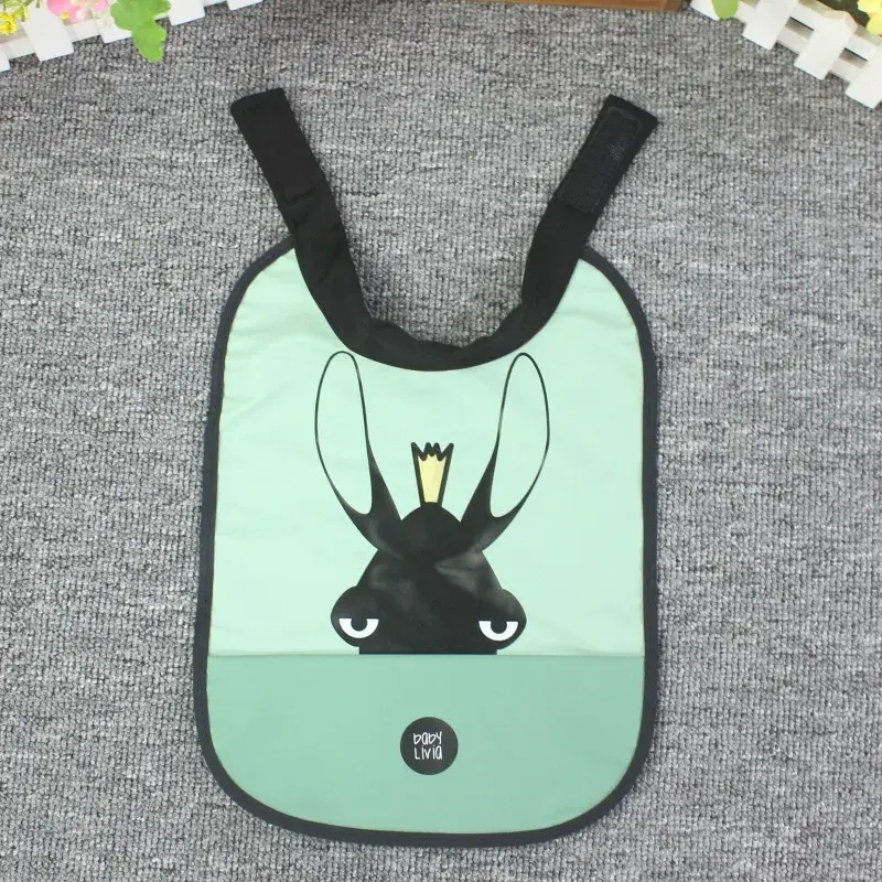 Waterproof Pu Soft Plastic Leather Baby Bibs Burp Cloths Mouth Cover Water Absorbent Towel Bibs For Infants Children