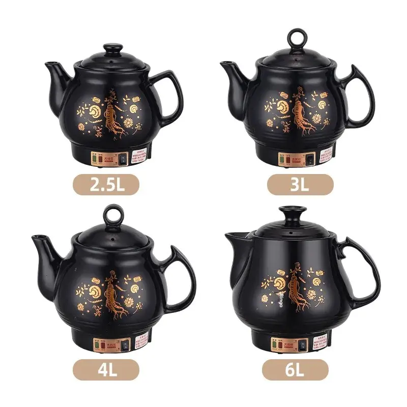 Automated Home Use Chinese Medicine Boiler Ceramic Mechanical Pharmacy Pot Lifter Health Supplements Cooking Vessel Sand Pot