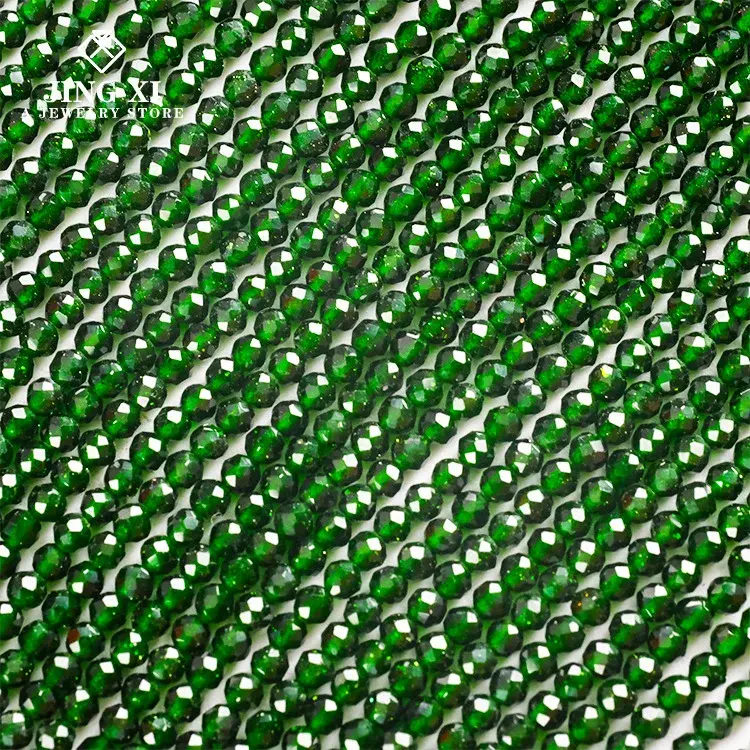 Aquamarine Blue Green Cutting Sandstone Small Beads Long Strand Semi-finished DIY Bracelet Necklace Jewelry Beads For Jewelry Ma