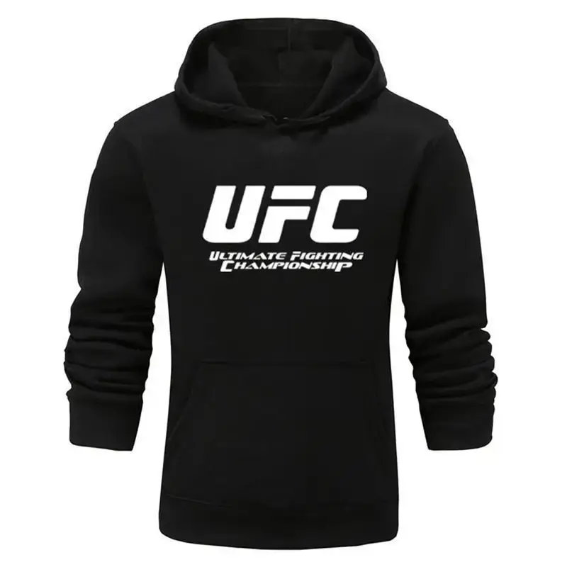 Plus Size UFC Printed Hoodie Sweatshirt Large Size Women's T-shirt Comfortable Casual Streetwear from Mainland China Cross-Bo...