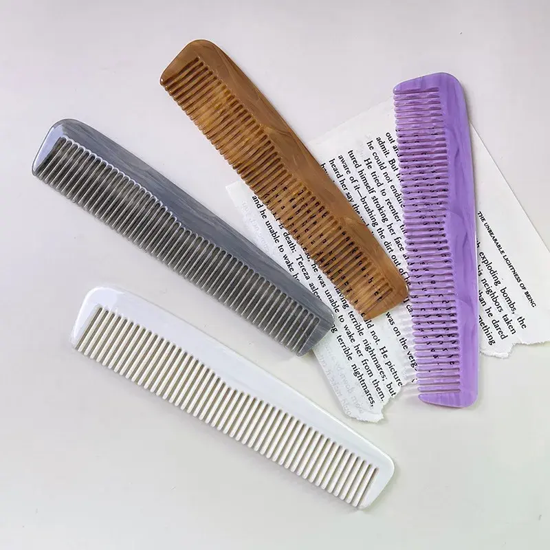 Anti-Static Hair Comb for Women Student Acetate Board Hairdressing Comb Korean Style Hair Accessories Professional Salon Brush