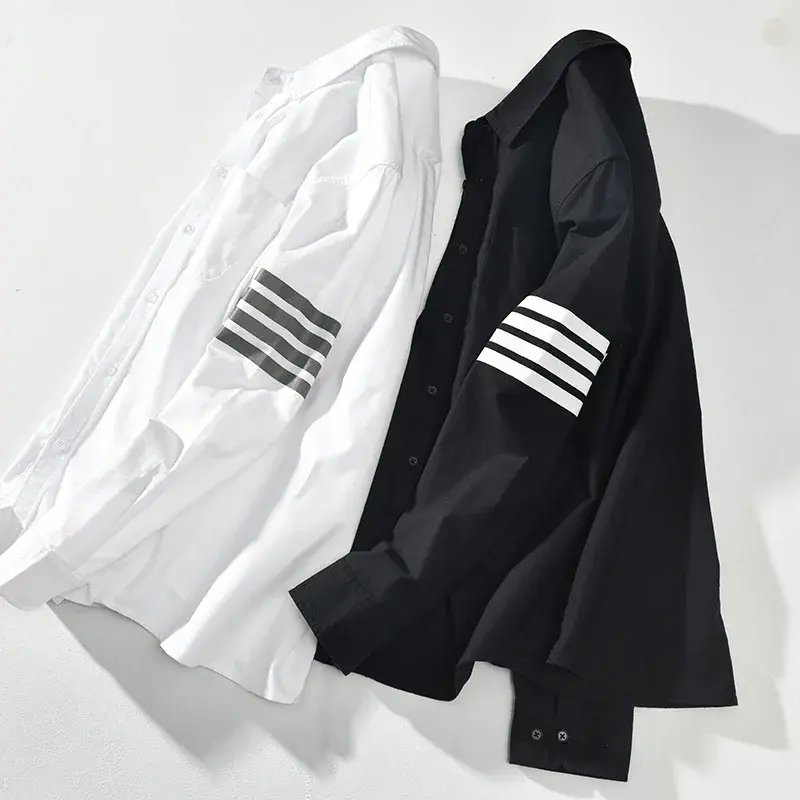 Casual Cotton Loose-Fit Men's Shirt Comfortable Fashionable Spring Autumn Lapel Regular-fit Men's Wear Shirt One-piece Agency