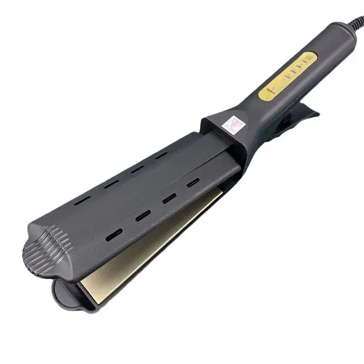 Damage-Free Curling Iron Straightening Brush Pear Blossom Clamp Hair Styling Tool Salon Quality for Perfect Hair Days