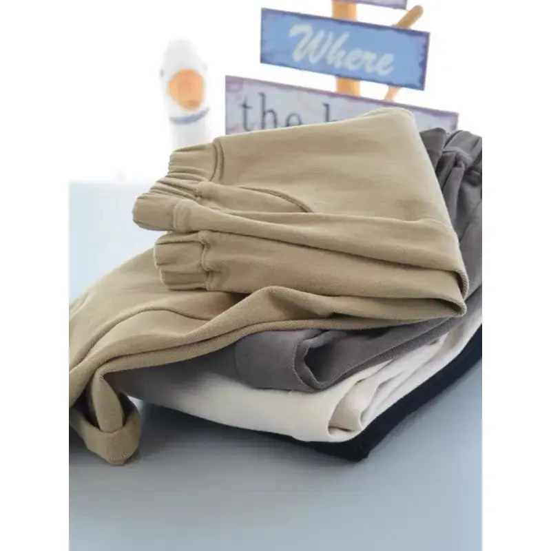 Cotton Children's Pants Casual Style Boys Girls Middle-Toddler Workwear Fashionable Spring Autumn Long Trousers