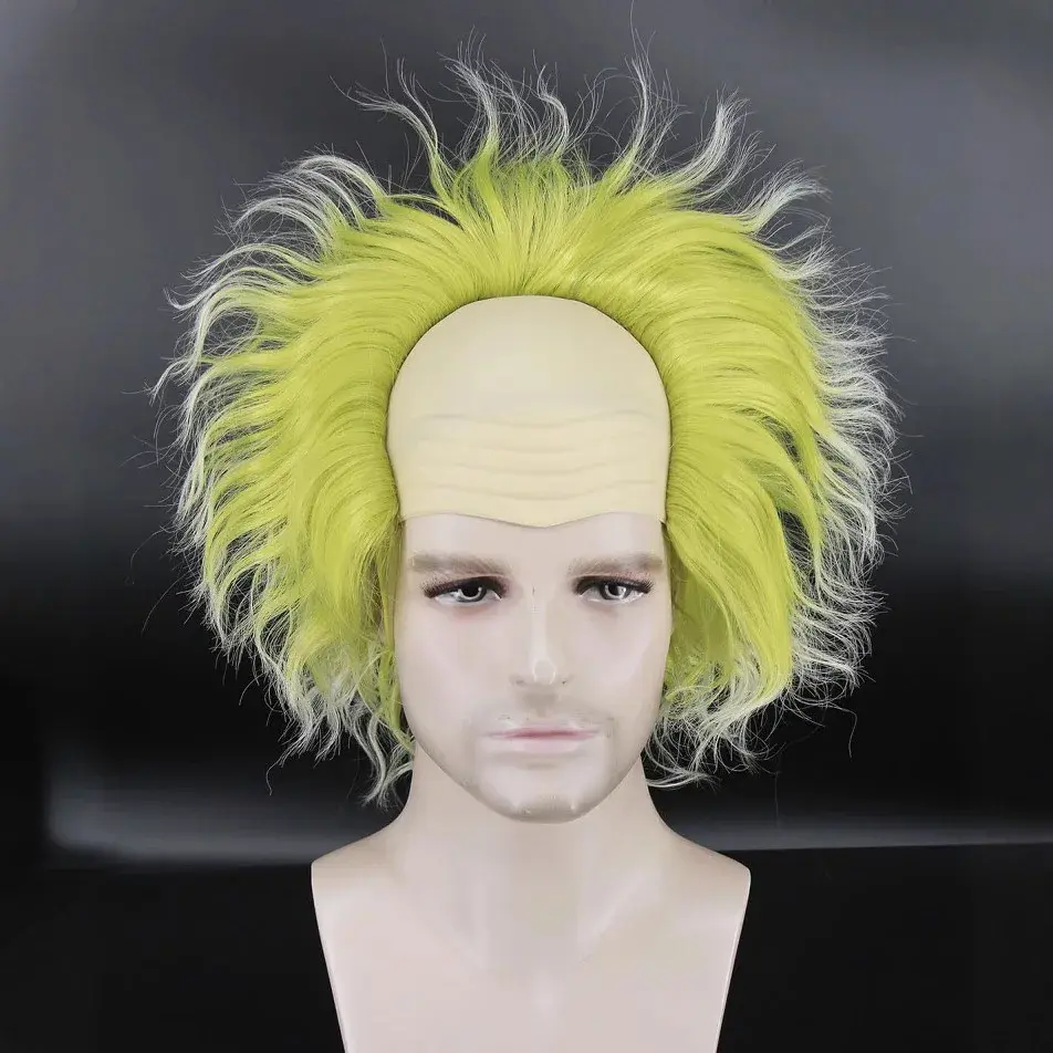 Beetle Juice Cosplay Wig Halloween Anime Realistic Show Mechanism Hair Cap Lydia Diabla Design Ladies Costume Wig