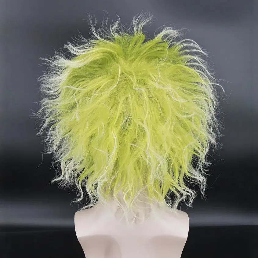 Beetle Juice Cosplay Wig Halloween Anime Realistic Show Mechanism Hair Cap Lydia Diabla Design Ladies Costume Wig