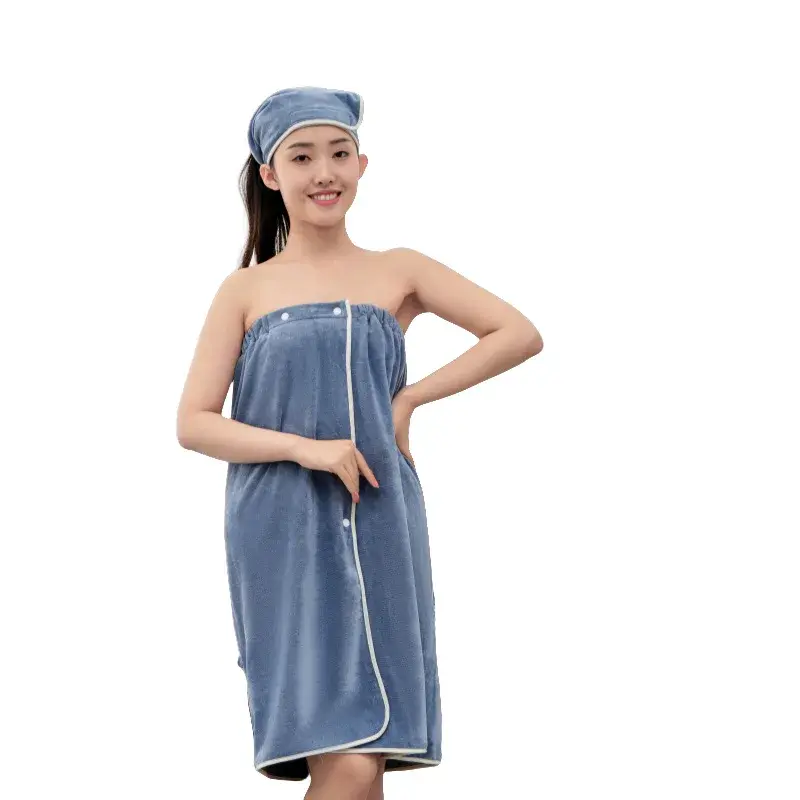 Non-Shedding Absorbent Beauty Salon Three-Piece Towel Set Head Wrap Bath Towel Large Size Bedding for Head Therapy And Wellness