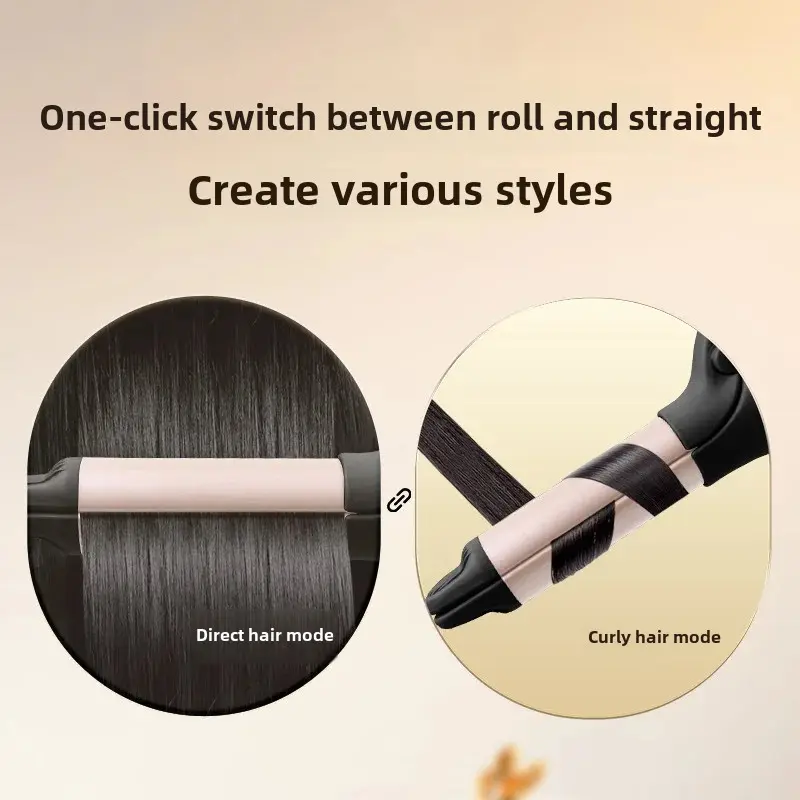 Wireless Portable Multi-Function Hair Curling Iron Damage-Free Straightening And Curling Travel Friendly Dormitory Use