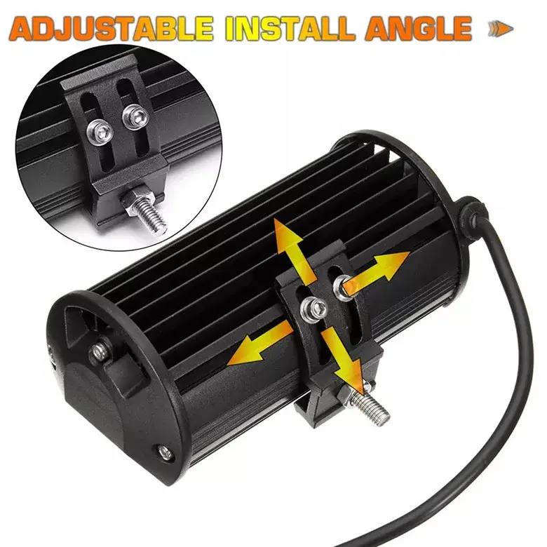 7 Inch 120w Led Light Bar For Atv Utv Ssv High Power Work Light Three Rows Best Seller On Ebay Amazon