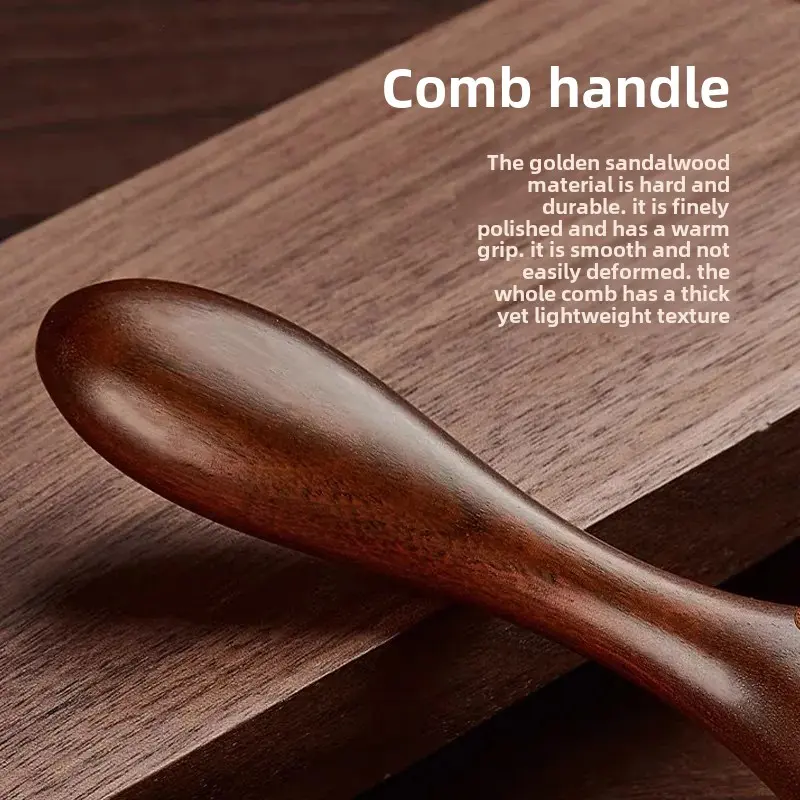 Large Size Thickened Round Handle Wooden Airbag Comb Professional Hair Salon Comb For Black People And Wigs Chinese Mainland Ori