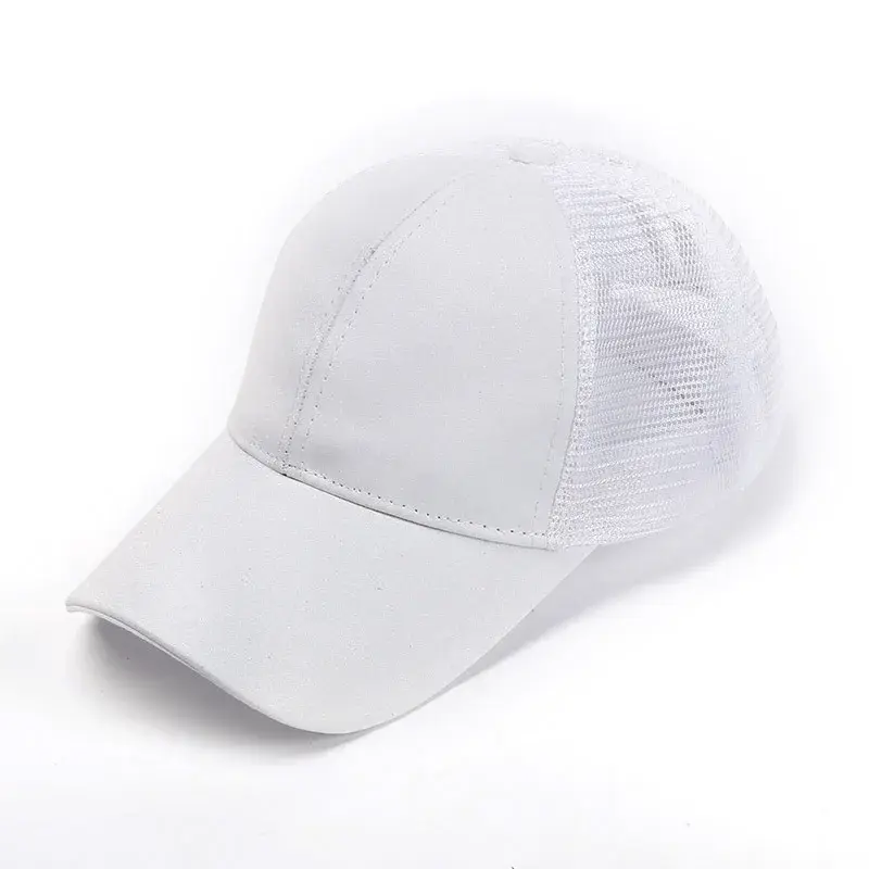Fashionable Streetwear Baseball Cap Breathable Glitter Sunshade Hat Logo Print Summer Hat with Bill for Outdoor Activities