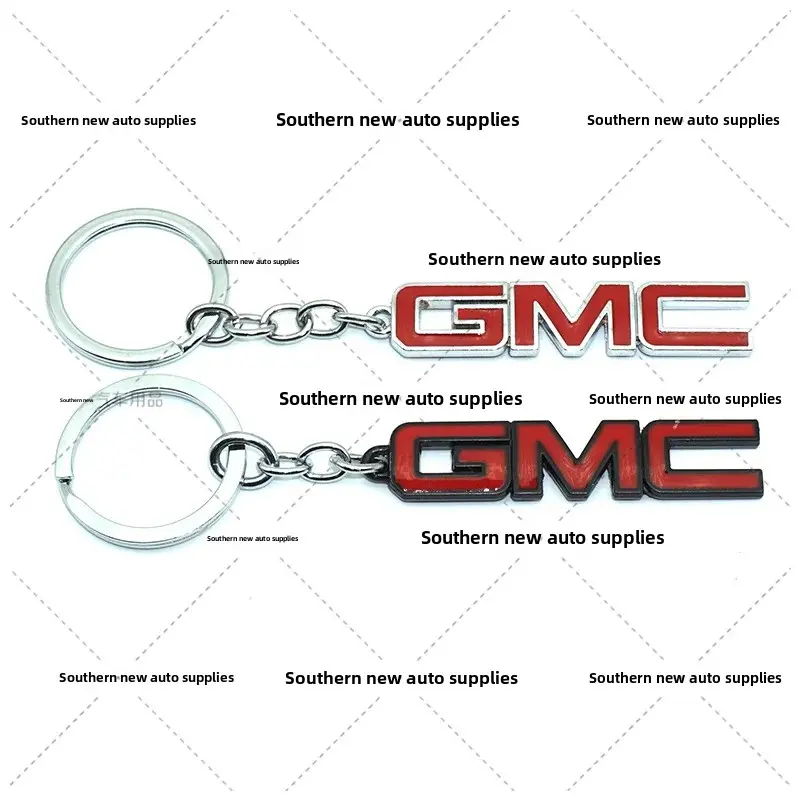 GMC Car Logo Keychain Metal Keyring 4S Store Gift Jewelry Accessories Chinese Origin Keychain for Car Lovers