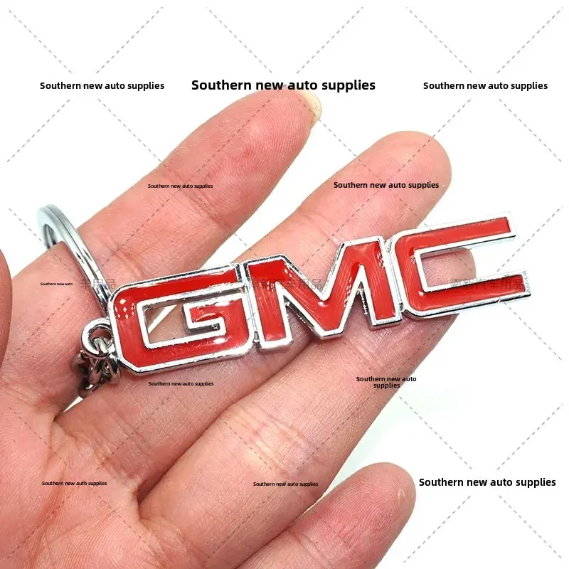 GMC Car Logo Keychain Metal Keyring 4S Store Gift Jewelry Accessories Chinese Origin Keychain for Car Lovers