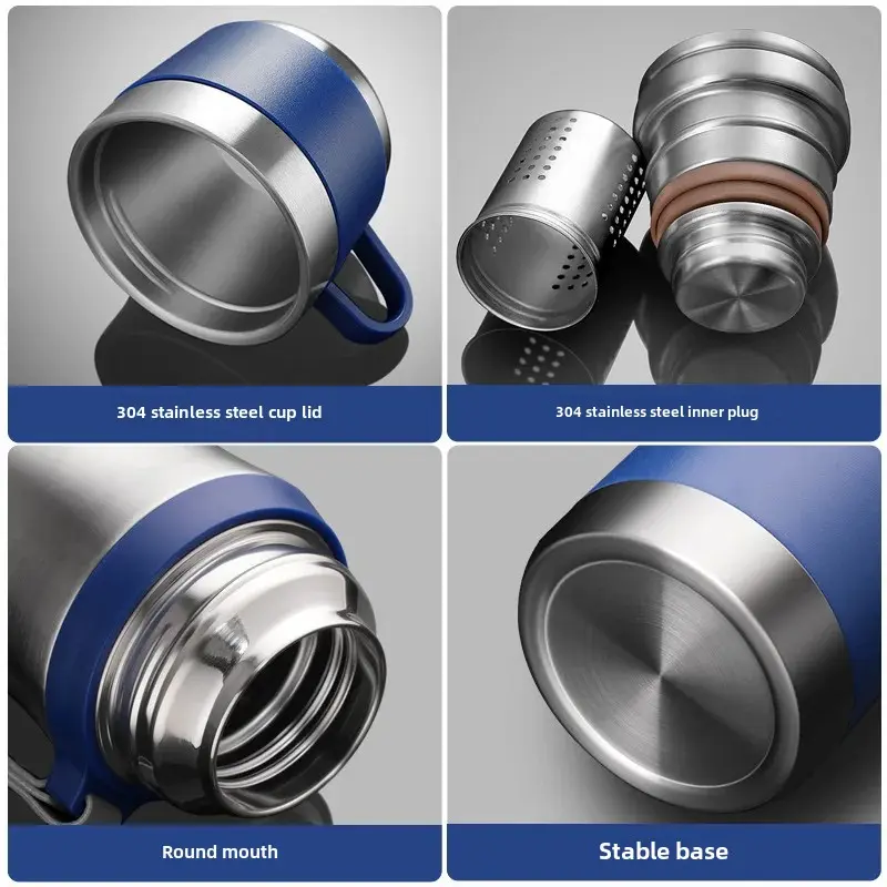 New Large Capacity Portable Outdoor Sports Steel Thermal Cup Logo Stainless Steel 316 Insulated Car Thermal Cup