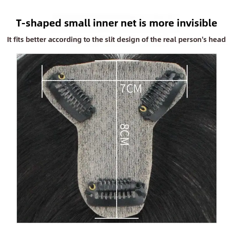 Airy Bangs Hair Extension Piece Real Human Hair for Women Cover Grey Hair Asian Fibre Clip on Hair Extensions Chinese Origin