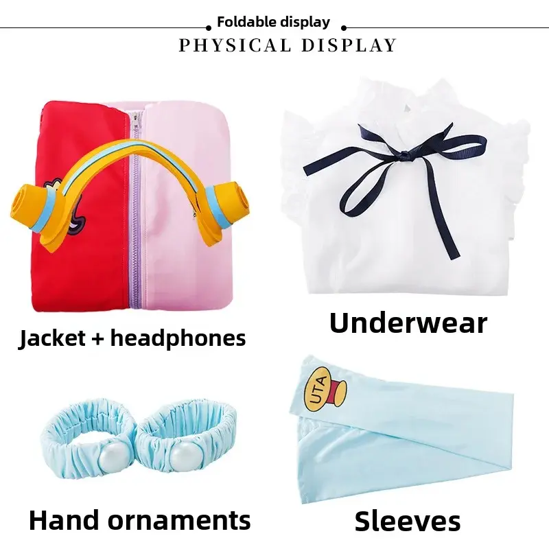 One Piece Cosplay Costume Red Version Theatre Performance World's Songstress Uta Cosplay Outfit New Unique Special Purpose Cloth