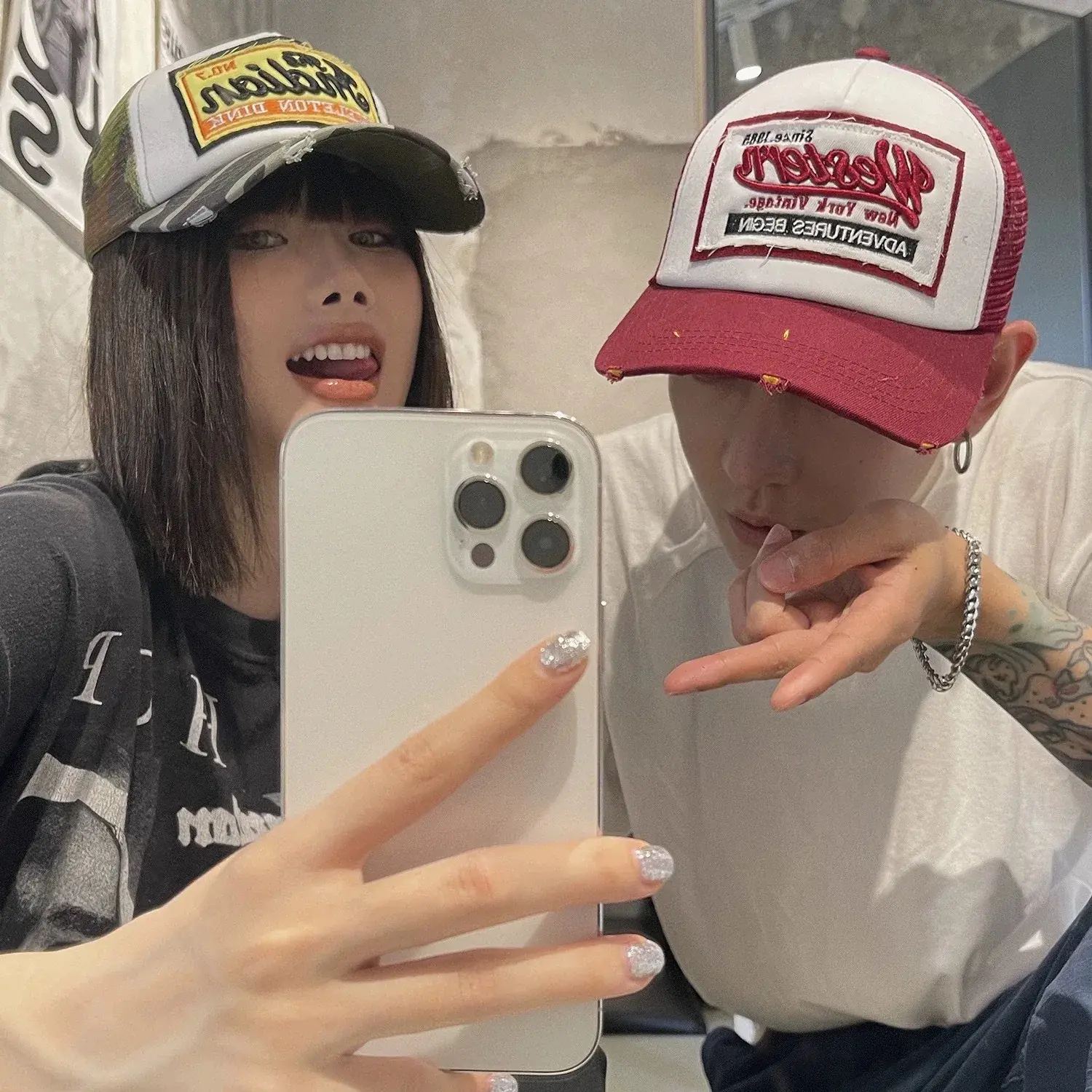 New 2025 Summer 3D Embroidery Indian Mesh Breathable Baseball Cap Cotton Men's Patchwork Large Brim Trendy Brand Hat
