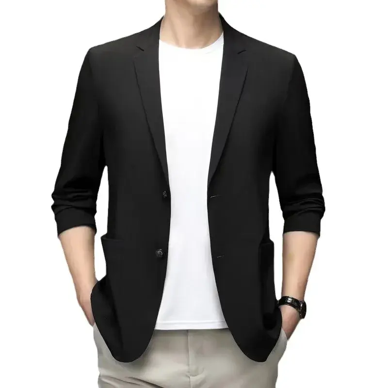 New Summer Men's Casual Thin Business Suit Jacket High-end Feel Anti-sun Lightweight Cross-border Trade