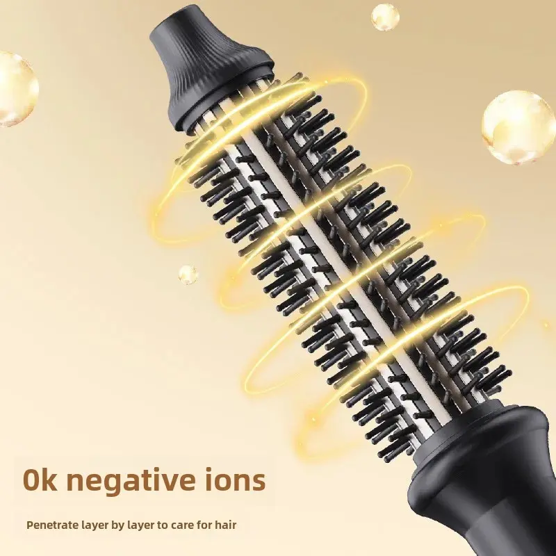 New Cross-Border Negative Ion Hair Curling Iron High Cranial Top Volumizing Curling Comb Large Wave Pattern Heat Resistant Hair 