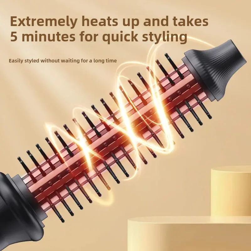 New Cross-Border Negative Ion Hair Curling Iron High Cranial Top Volumizing Curling Comb Large Wave Pattern Heat Resistant Hair 